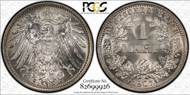 1907-E Mark J-17 MS66