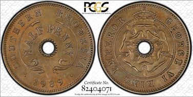 1939 1/2D MS62