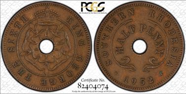 1952 1/2D AU50BN