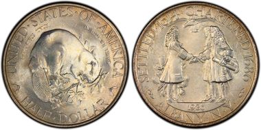 1936 50C Albany MS67