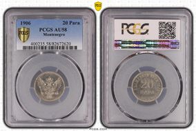 1906 20 Para AU58