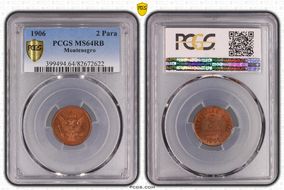 1906 2 Pare MS64RB