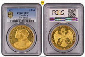 1931 4 Duk C/M Sword MS61