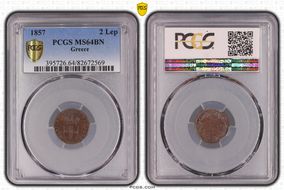 1857 2 Lep KM-31 MS64BN