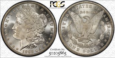 1893-CC $1 MS64