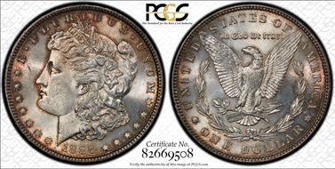 1886 $1 MS64