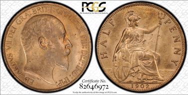 1902 1/2D S-3991 MS64RD