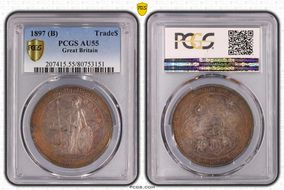 1897 (B) Trade$ Prid-5 AU55