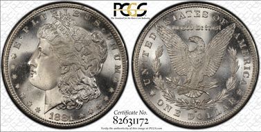1881-S $1 MS67+