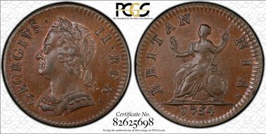 1754 1/4D S-3722 MS65BN