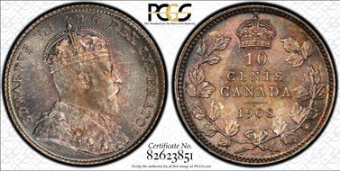1908 10C MS66