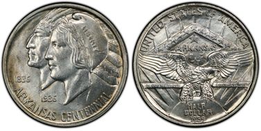 1939 50C Arkansas MS65