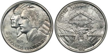 1938 50C Arkansas MS65+