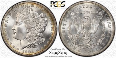 1904-O $1 MS65+