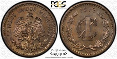 1912-Mo 1C KM-415 MS65BN