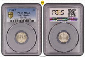 1944-D 10C MS63