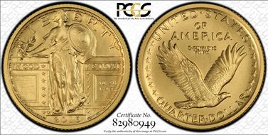 2016-W 25C 100th Anniversary  First Strike SP70