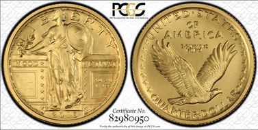 2016-W 25C 100th Anniversary  First Strike SP70