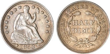 1853 H10C Arrows MS63