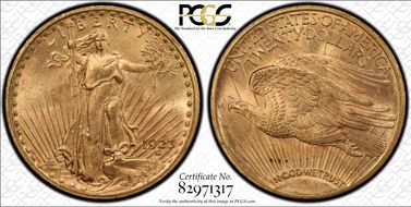 1923 $20 MS63