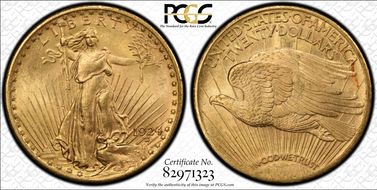 1924 $20 MS63