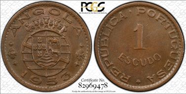 1953 Escudo KM-76 MS63BN