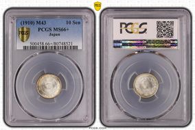 (1910) M43 10 Sen JNDA 01-25 MS66+