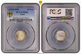 (1910) M43 10 Sen JNDA 01-25 MS66
