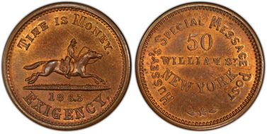 1863 CWT F-630AK-1a, Hussey's MS64RB