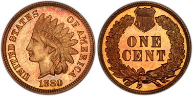 1880 1C PR66+ RB