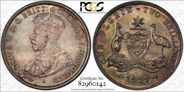 1927(m) Florin MS65+