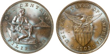 1905 1C KM-163 MS64BN