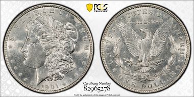 1901 $1 AU58