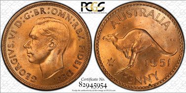 1951-PL (L) 1D KM-43 MS64RD