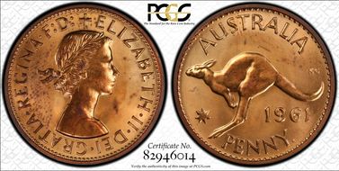 1961 Y. (p) 1D PR64RD