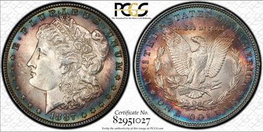 1887 $1 MS63