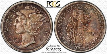 1917 10C MS64FB