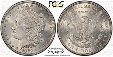 1879 $1 MS64