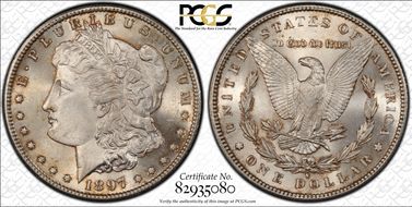 1897-S $1 MS64