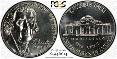 2014-D 5C MS67FS