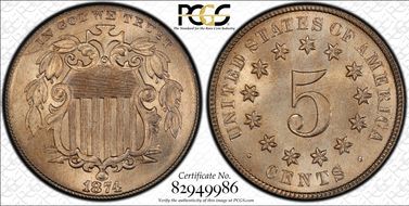 1874 5C MS66+