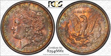 1886 $1 MS63