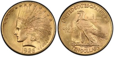 1926 $10 MS65+