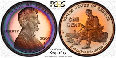2009-S 1C Lincoln-Formative Years PR67RB