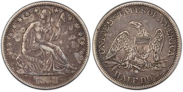 1858-O 50C WB-7, MPD N1