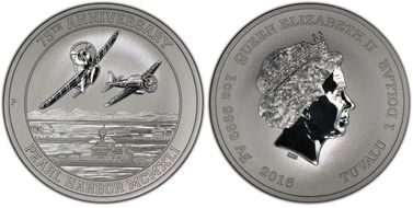 2016-P $1 Pearl Harbor MS70