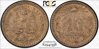 1925/15-M 10C AU55