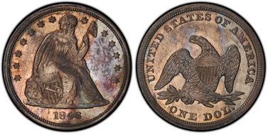 1846 $1 MS62