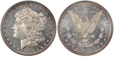 1878 7/8TF $1 Strong MS65+ PL