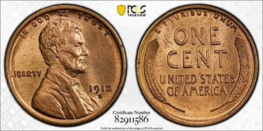 1912-D 1C MS66RD